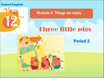 沪教版英语三年级下册《Unit 12 Three little pigs》教学PPT课件4
