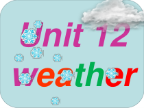 沪教版英语四年级上册《Unit 12 Weather》精品PPT课件6