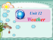 沪教版英语四年级上册《Unit 12 Weather》优质PPT课件3