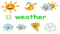 沪教版英语四年级上册《Unit 12 Weather》优质课PPT课件2