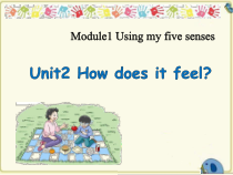 沪教版英语四年级下册《Unit 1 Touch and feel》PPT课件-4