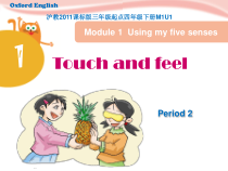 沪教版英语四年级下册《Unit 1 Touch and feel》教学PPT课件1