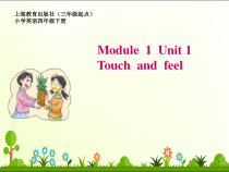 沪教版英语四年级下册《Unit 1 Touch and feel》优质课PPT课件1