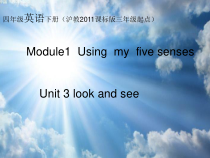沪教版英语四年级下册《Unit 3 Look and Say》公开课PPT课件5