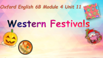 沪教版英语六年级下册《Unit 11 Western festivals》集体备课PPT课件