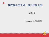 冀教版（一起）英语二年级上册《Lesson 10 I Hear with My Ears》PPT课件（18张）