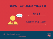 冀教版（一起）英语二年级上册《Lesson 14 Numbers 11-》PPT课件13 (共13页)