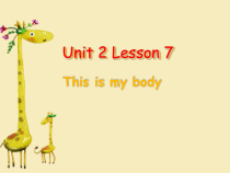 冀教版（一起）英语二年级上册《Unit 2 Lesson 7 This Is My Body》PPT课件(共12页)