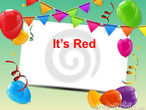 教科版（EEC）英语三年级下册《Unit 4 It’s red Period 3》集体备课PPT课件1