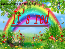 教科版（EEC）英语三年级下册《Unit 4 It’s red Period 3》公开课PPT课件1