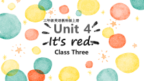 教科版（EEC）英语三年级下册《Unit 4 It’s Red Period 3》PPT课件3
