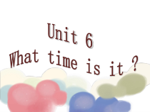 教科版（EEC）英语三年级下册《Unit 6 What time is it Period 3》精品PPT课件4