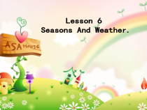 教科版（EEC）英语四年级下册《Unit 6 Seasons And Weather Period 2》精品PPT课件3