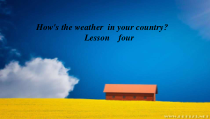 教科版（EEC）英语五年级下册《Unit 6 How’s the Weather in Your Country Period 3》精品PPT课件7