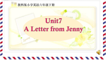 教科版（EEC）英语六年级下册《Unit 7 A Letter from Jenny》教学PPT课件1