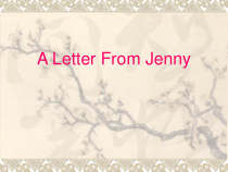 教科版（EEC）英语六年级下册《Unit 7 A Letter from Jenny》教学PPT课件4