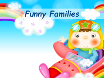 教科版英语三年级下册《Funny Families》PPT课件7