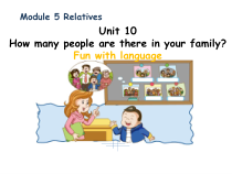 教科版英语三年级下册《Unit 10 How many people are there in your family》教学PPT课件5