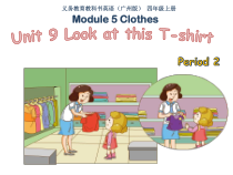 教科版英语四年级上册《Unit 9 Look at this T-shirt》PPT课件10