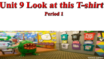 教科版英语四年级上册《Unit 9 Look at this T-shirt》PPT课件7