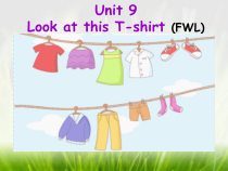 教科版英语四年级上册《Unit 9 Look at this T-shirt》教学PPT课件4