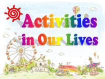 教科版英语四年级下册《Activities in Our Lives》优质课PPT课件4