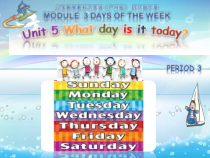 教科版英语四年级下册《Unit 5 What day is it today》PPT课件5