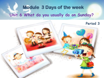 教科版英语四年级下册《Unit 6 What do you usually do on Sunday(Period 3)》精品PPT课件5