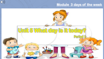 教科版英语四年级下册《Unit 5 What day is it today》集体备课PPT课件2