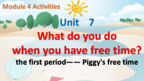教科版英语四年级下册《Unit 7 What do you do when you have free time》精品PPT课件4