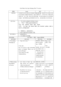 教科版英语五年级下册《Unit 8 Ben’s first trip to Beijing》公开课教学设计3 (2)