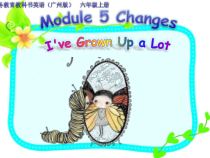 教科版英语六年级上册《Module 5 Changes》优质PPT课件1