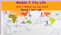 教科版英语六年级上册《Unit 3 Where are you from》PPT课件1