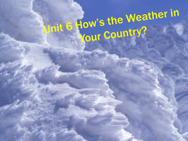 教科版英语五年级下册《Unit 6 How's the Weather in Your Country》PPT课件1 (共19页)