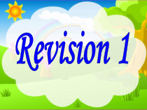 接力版英语三年级下册《Revision 1》PPT课件4