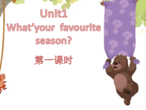 接力版英语五年级下册《Lesson 1 My favourite season is spring》教学PPT课件2