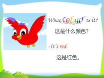 科普版英语三年级上册《Lesson 9 What colour is the cap？》PPT课件3