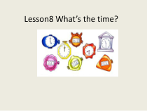 科普版英语四年级上册《Lesson 8 What’s the time？》教学PPT课件4