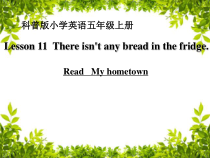 科普版英语五年级上册《Lesson 11 There isn’t any bread in the fridge》PPT课件3