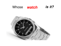 科普版英语四年级下册《Lesson 1 Whose watch is it》教案+课件+音频素材