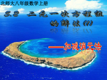 《加减法解二元一次方程组》PPT课件2-八年级上册数学北师大版