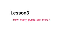 科普版英语五年级下册《Lesson 3 How many pupils are there》PPT课件(共12页)