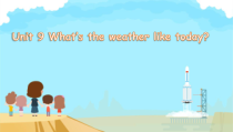 辽师大版英语五年级上册《Unit 9 What’s the weaher like today？》教学PPT课件3