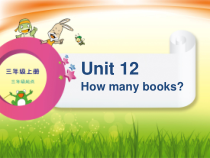 辽师大版英语三上《Unit 12 How many books》PPT课件2