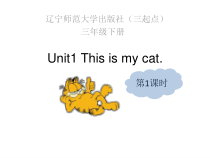 辽师大版英语三下《Unit 1 This is my cat》PPT课件1