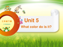 辽师大版英语三下《Unit 5 what color is it》PPT课件2