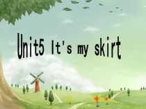 辽师大版英语四上《Unit 5 It’s my skirt》PPT课件1