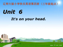 辽师大版英语四上《Unit 6 It’s on your head》PPT课件2