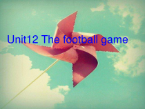 辽师大版英语四上《Unit 12 The football game》PPT课件3