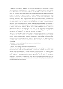 辽师大版英语五上《Review 1》教案8